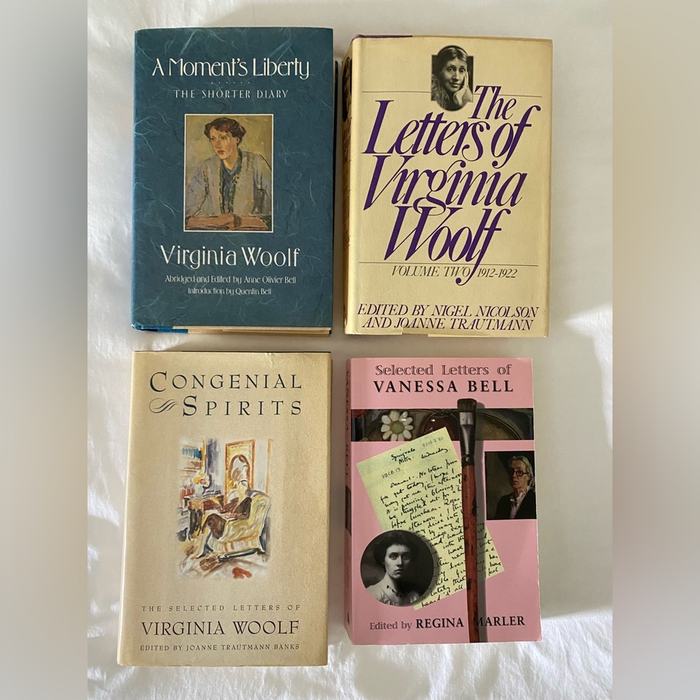 Four Book Collection of Virginia Woolf and Vanessa Bell Books.